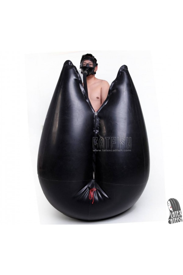 Unisex Inflatable Latex Egg Capsule