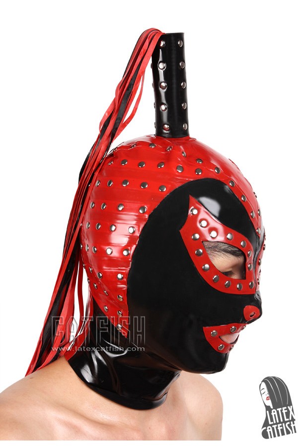 Diaboli Studded Ponytail Hood