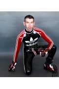 (Stock clearance) Men's Sports Adi Latex Catsuit With Codpiece