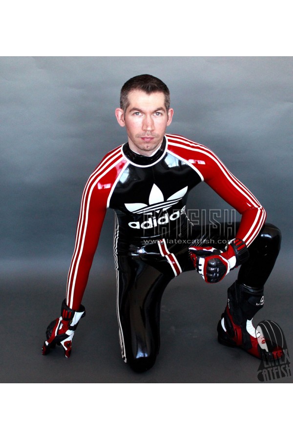 Men's Sports Adi Latex Catsuit With Codpiece