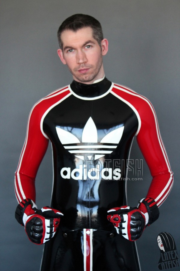 Men's Sports Adi Latex Catsuit With Codpiece