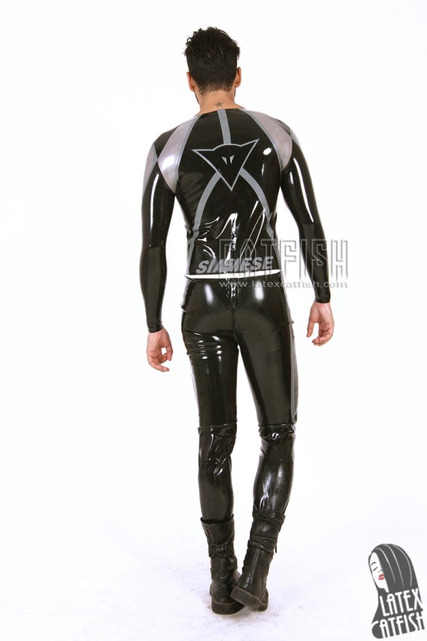 Men's Brand Name T-Age Collarless MotoGP Biker Catsuit