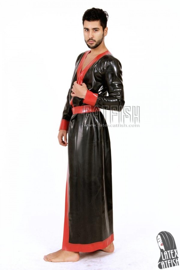 Men's Latex Night Robe