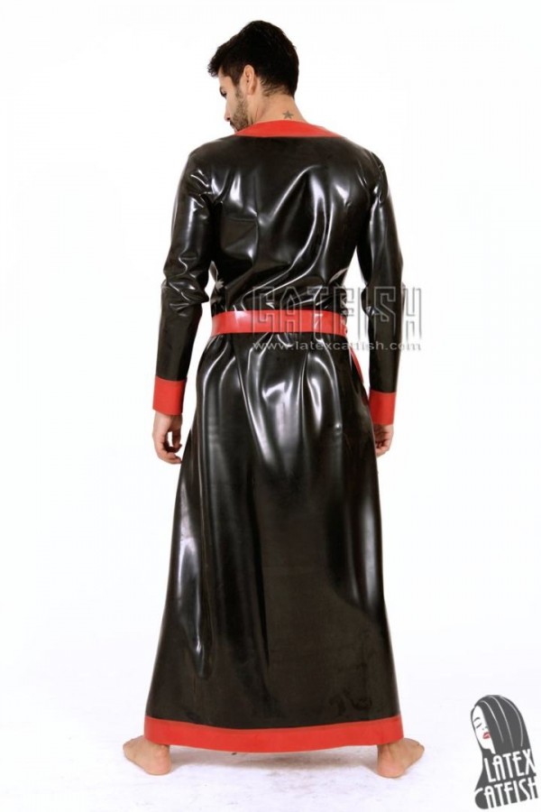 Men's Latex Night Robe