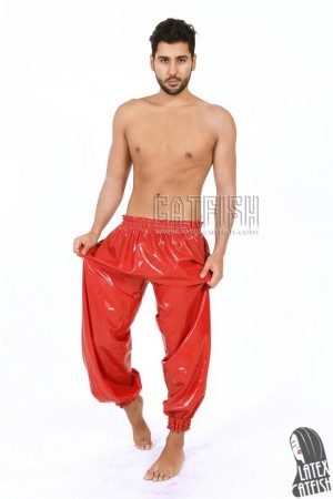 Men's Latex Sports Track Pants