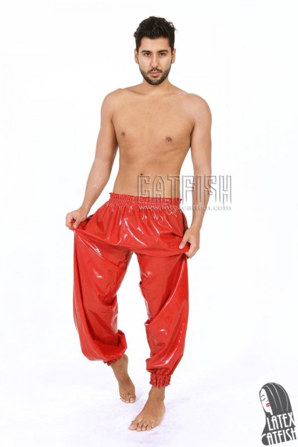 Men's Latex Sports Track Pants