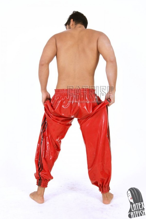 Men's Latex Sports Track Pants