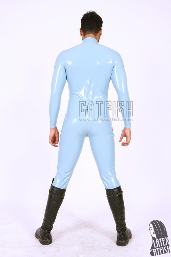 Men's 'Medic Look' Neck Entry Latex Catsuit