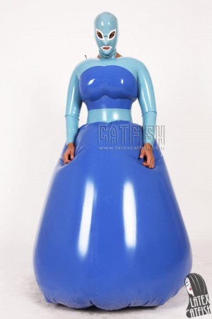 Unisex 'Ball-Belle' Latex Ball Gown