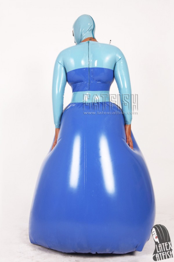 Unisex 'Ball-Belle' Latex Ball Gown