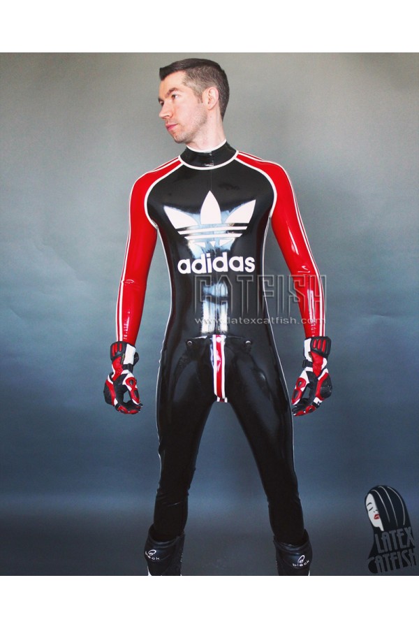 Men's Sports Adi Latex Catsuit With Codpiece