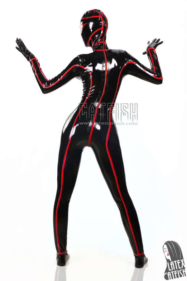 Unisex 'Gimpy' Total Body Latex Catsuit