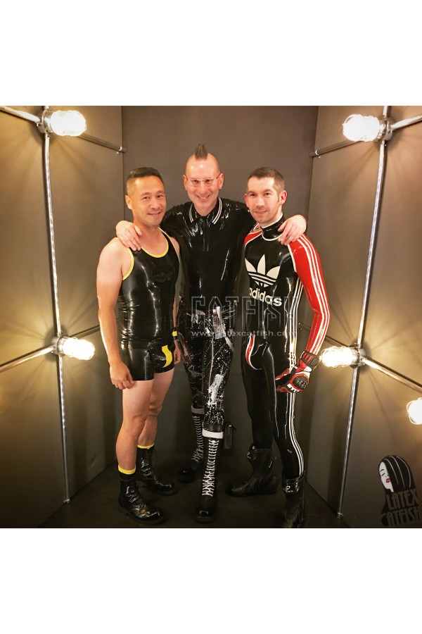 Men's Sports Adi Latex Catsuit With Codpiece