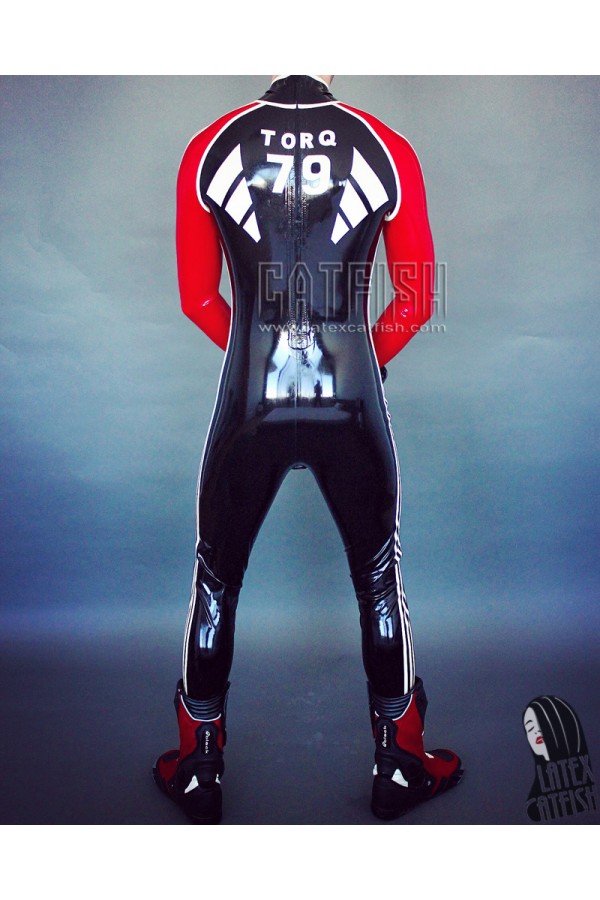 Men's Sports Adi Latex Catsuit With Codpiece