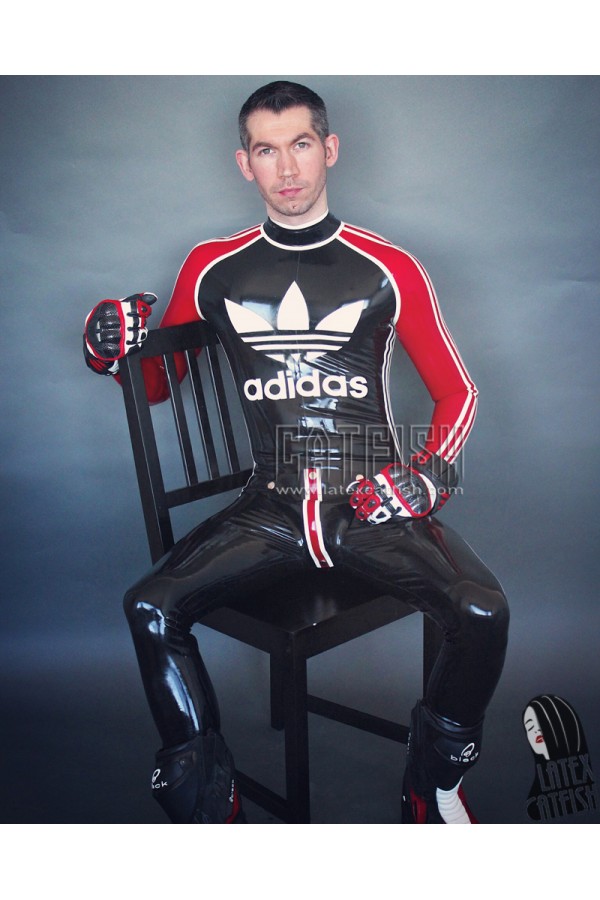 Men's Sports Adi Latex Catsuit With Codpiece