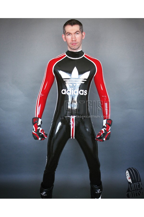 Men's Sports Adi Latex Catsuit With Codpiece