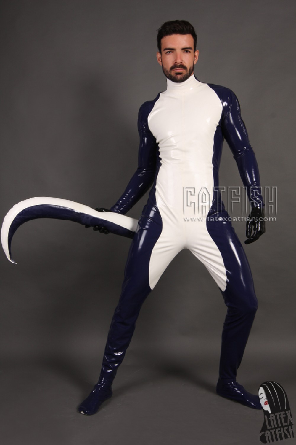 Men's Inflatable Tail Costume Catsuit Men's Inflatable Tail Costume Catsuit