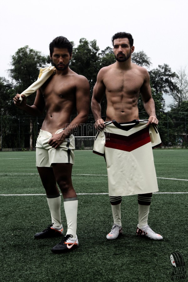 Men's Football/Soccer Latex Uniform Version 1