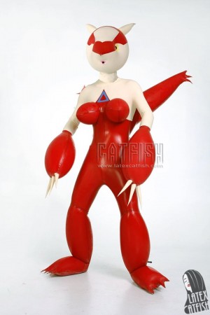 Unisex Inflatable 'Pokemon' Latex Costume