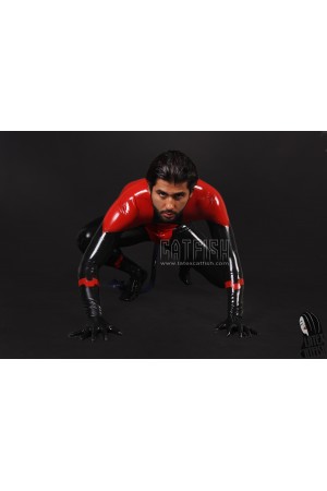 Men's 'Devilish' Latex Catsuit with Tail