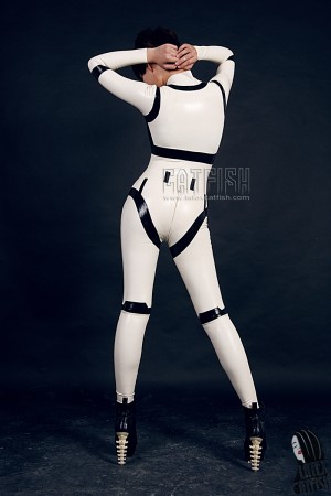'Disjointed Dolly' Latex Catsuit