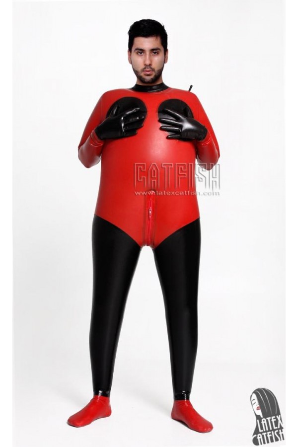 Men's Inflatable Latex 'Pod' Suit