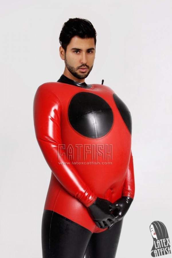 Men's Inflatable Latex 'Pod' Suit