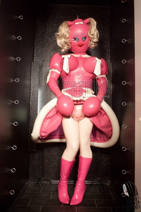 'Dolly Maid' Inflatable Latex Maid Costume