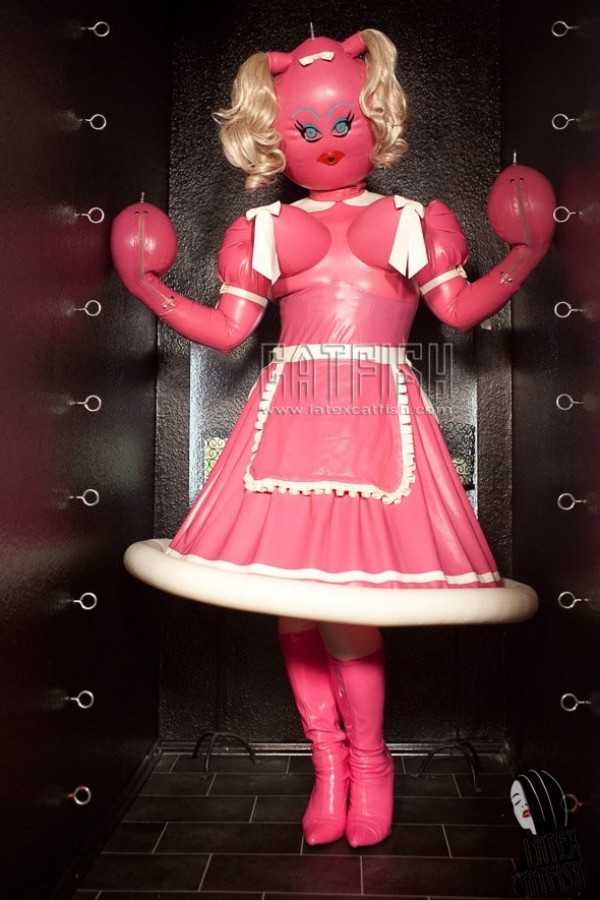 'Dolly Maid' Inflatable Latex Maid Costume