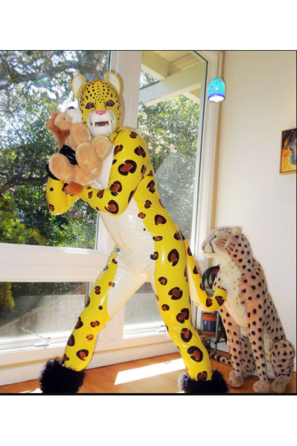 custom leopard suit