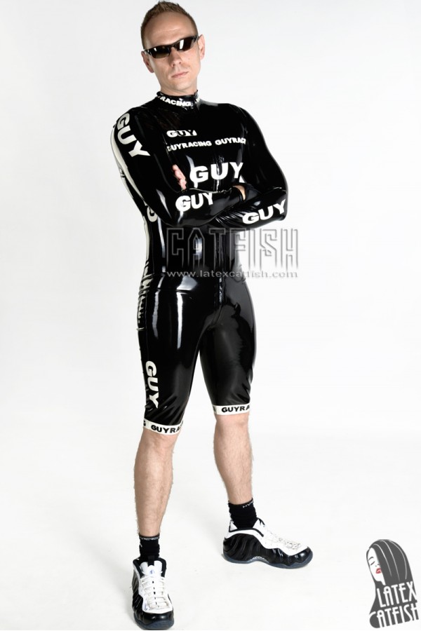 Men's Brand Name Long-Sleeved Latex Cycling Suit Version 2