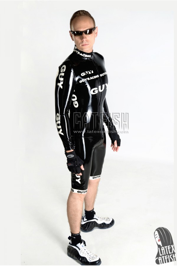 Men's Brand Name Long-Sleeved Latex Cycling Suit Version 2