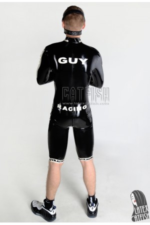 Men's Brand Name Long-Sleeved Latex Cycling Suit Version 2