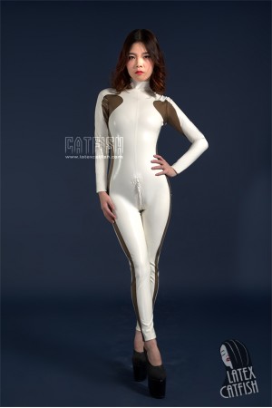 'Serpentine' Latex Catsuit