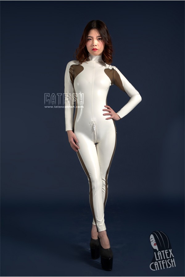(Stock Clearance) 'Serpentine' Latex Catsuit