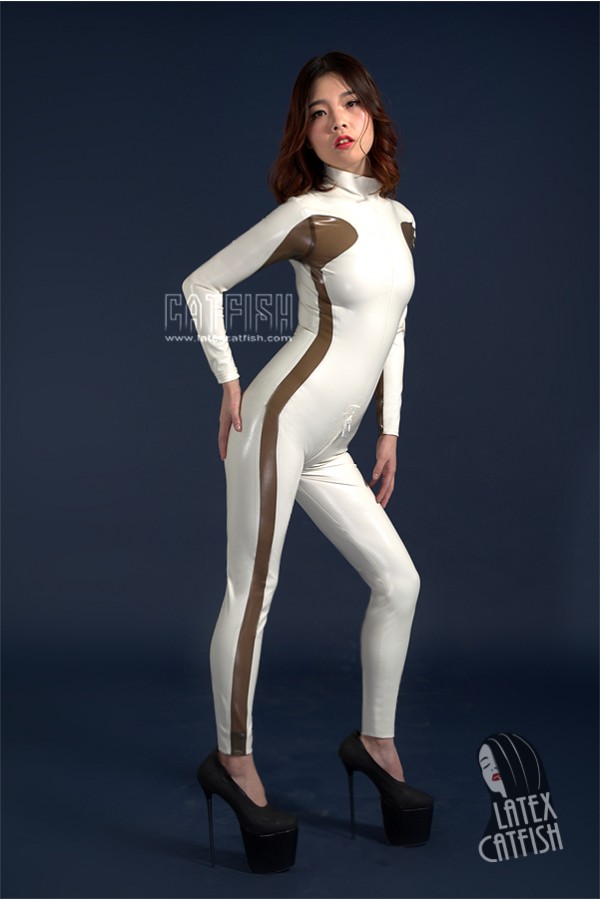 (Stock Clearance) 'Serpentine' Latex Catsuit