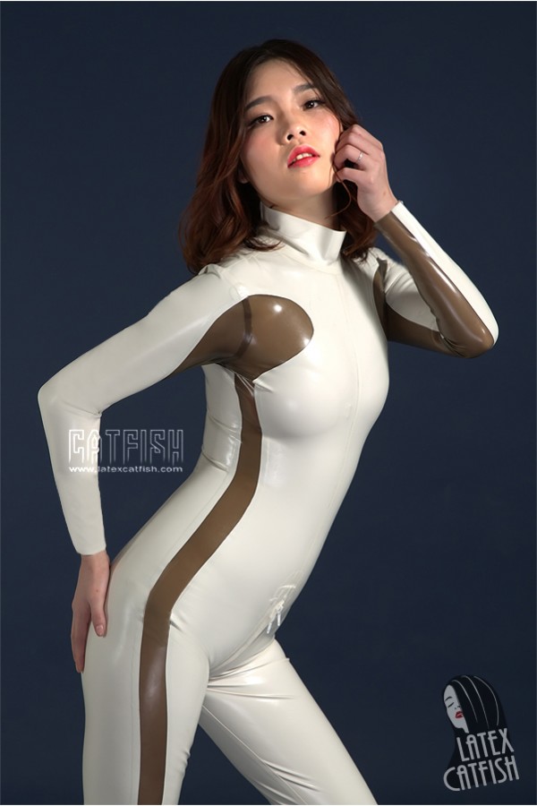 (Stock Clearance) 'Serpentine' Latex Catsuit