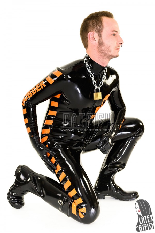 Men's Latex Biohazard Catsuit