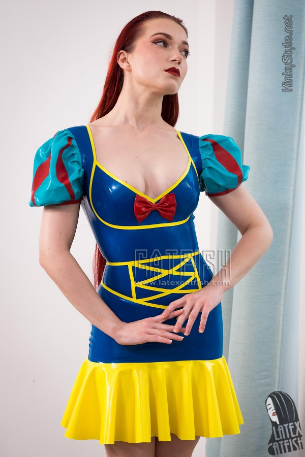 'Snow White' Latex Costume Mini Dress