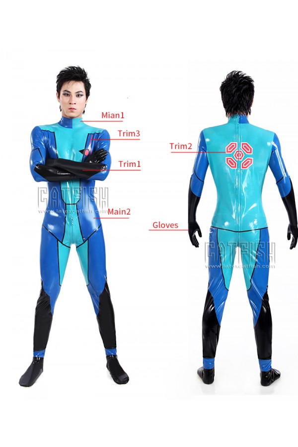 Men's 'Digital Robot' Latex Catsuit