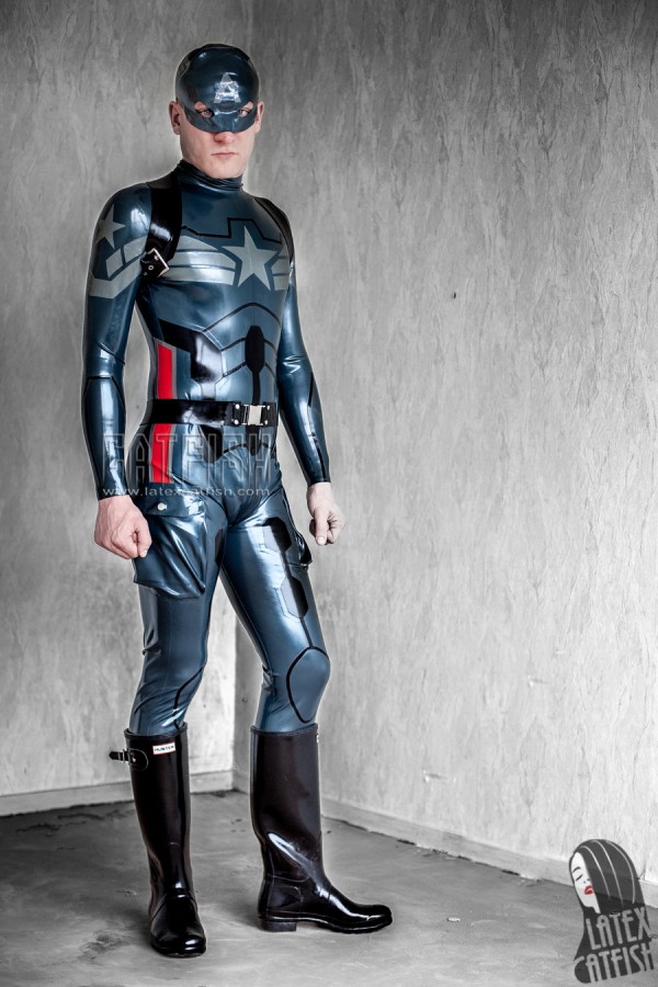 COS American Captain Latex Catsuit