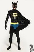 Cosplay Bat Man Latex Catsuit