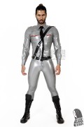 Men's Military Style Latex Uniform Pants