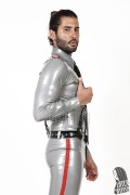 Men's Military Style Latex Uniform Pants