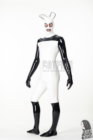 Unisex 'Playful Pet' Latex Catsuit