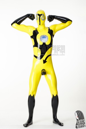Men's 'Alien-Ated' Total Body Latex Catsuit