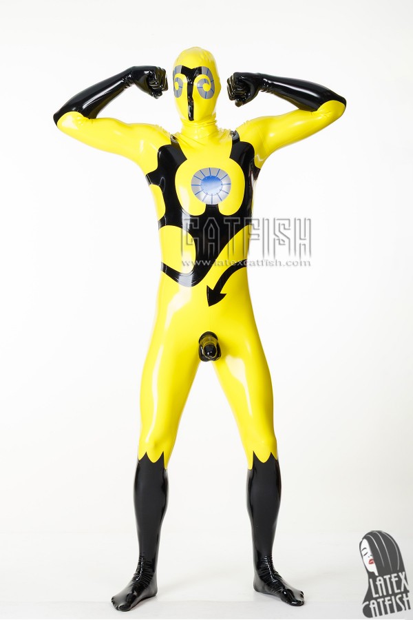 Men's 'Alien-Ated' Total Body Latex Catsuit