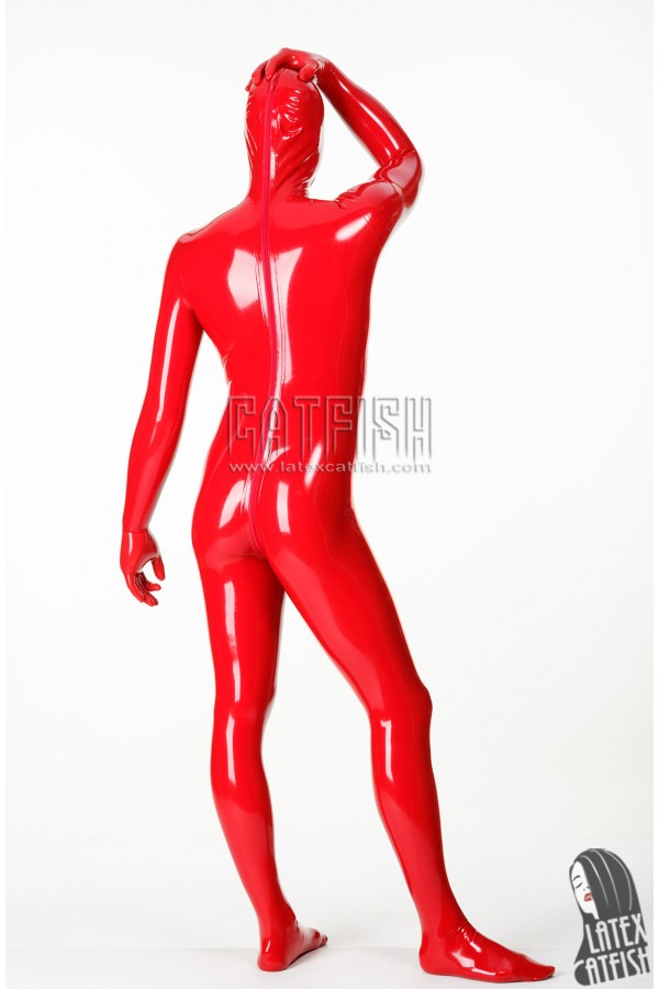 Full Enclose Gimperator Latex Catsuit