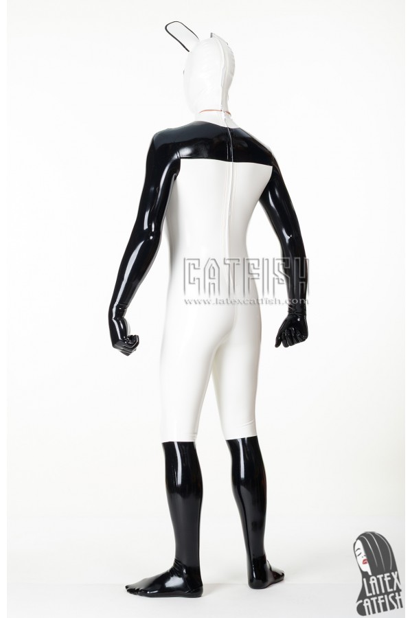 Unisex 'Playful Pet' Latex Catsuit
