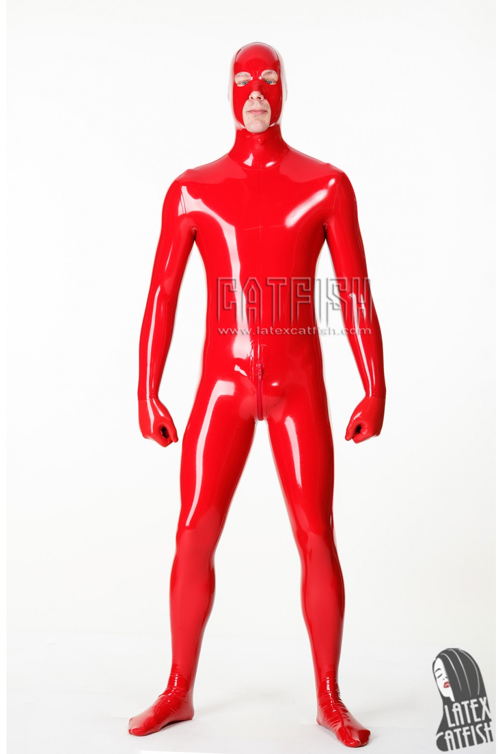 Full Enclose Gimperator Latex Catsuit Full Enclose Gimperator Latex Catsuit